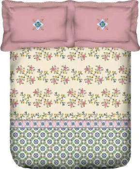 Portico Ceramica 4pc Bed-in-Bag SS2025 Complete Bedding Set - Design 3