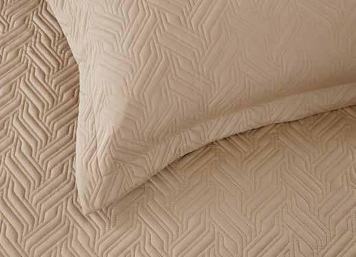 Anna Simona Nuance Bedspread 400 TC Cotton Satin Craft Brown
