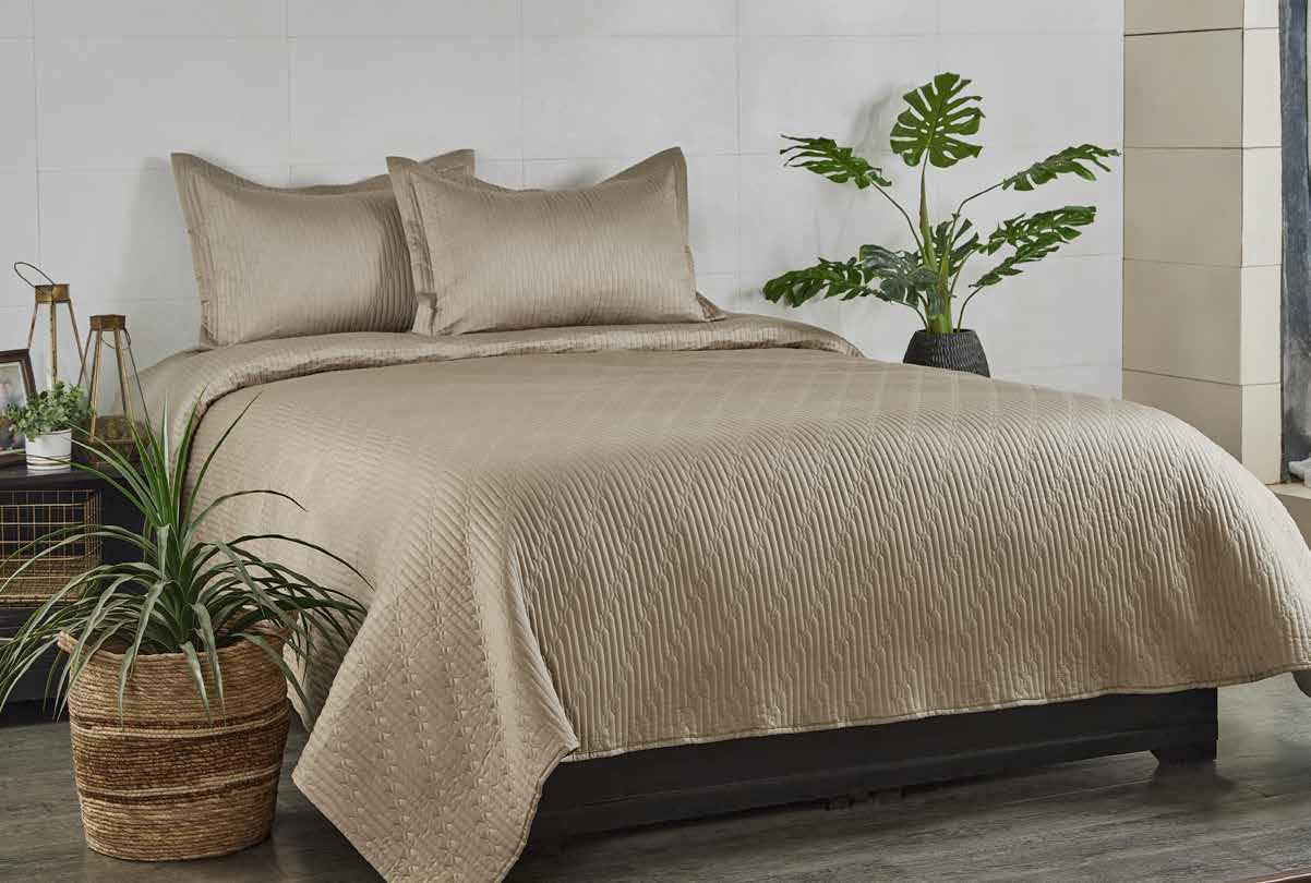 Anna Simona Symphony Bedspread 400 TC Cotton Satin