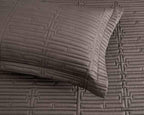 Anna Simona Cinnabon Bedspread 400 TC Cotton Satin Light Brown