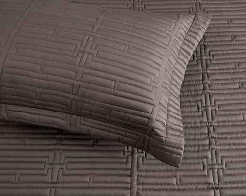 Anna Simona Cinnabon Bedspread 400 TC Cotton Satin Light Brown