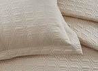 Anna Simona Regatta Bedspread 400 TC Cotton Satin Sesame
