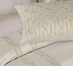 Ddecor Live Beautiful Luxor Collection Bedding Gift 7 pcsSet Estella Oatmeal D'Decor