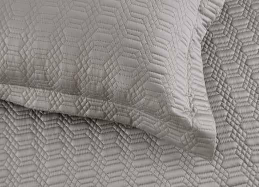 Anna Simona Regatta Bedspread 400 TC Cotton Satin Grey