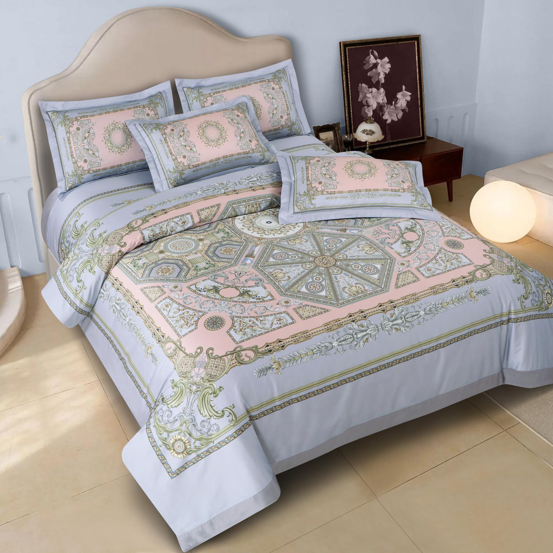 100% Cotton Bedsheet with 2pcs Pillow Cover 800 thread count CIAO-003