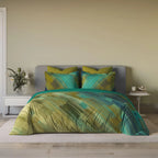 Ddecor Live Beautiful King Size Bedsheet with 4Pc Pillow Covers OPULENT | SEA GREEN - grahsajja