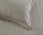 Anna Simona Holand Bedspread 400 TC Cotton Satin Grand Grey