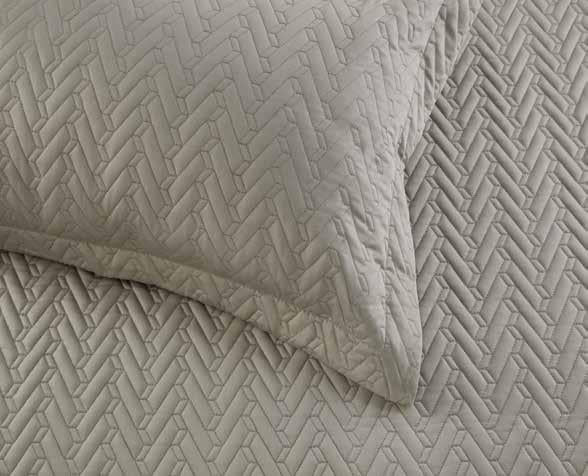 Anna Simona Holand Bedspread 400 TC Cotton Satin Grand Grey
