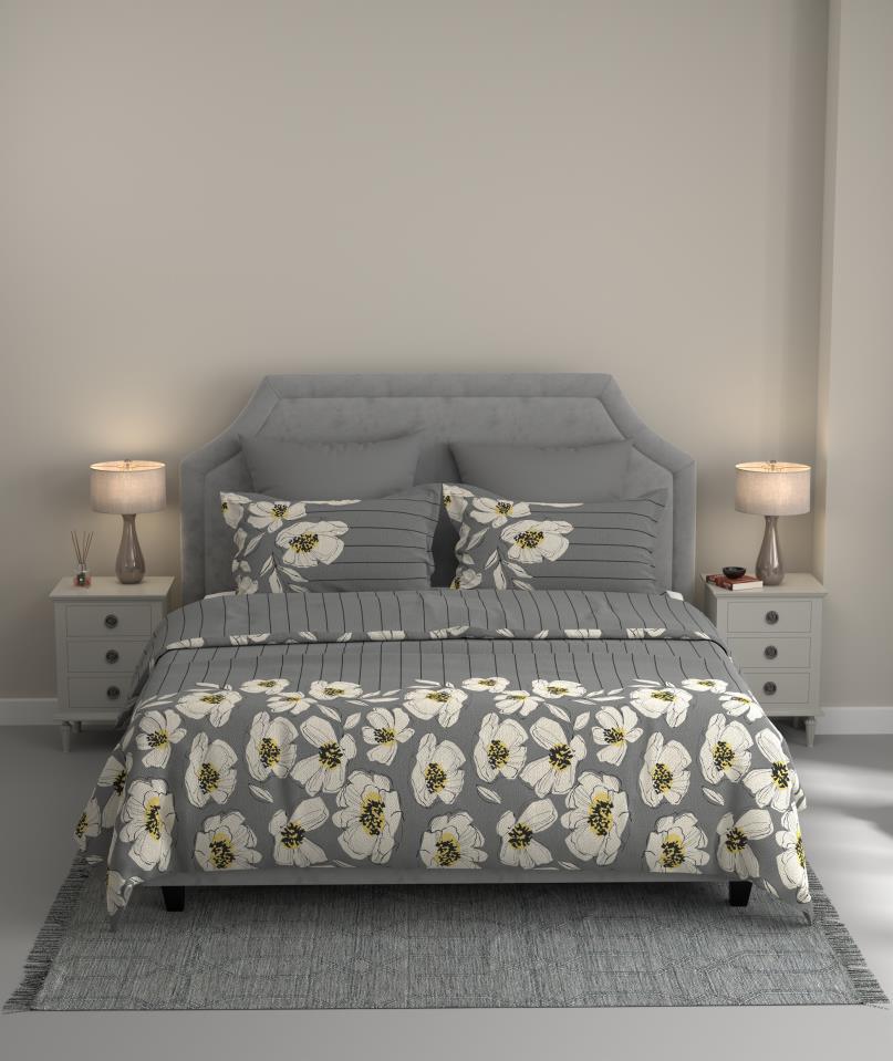 Portico New York Oslo Velvet Flannel Warm King Bedsheet Set