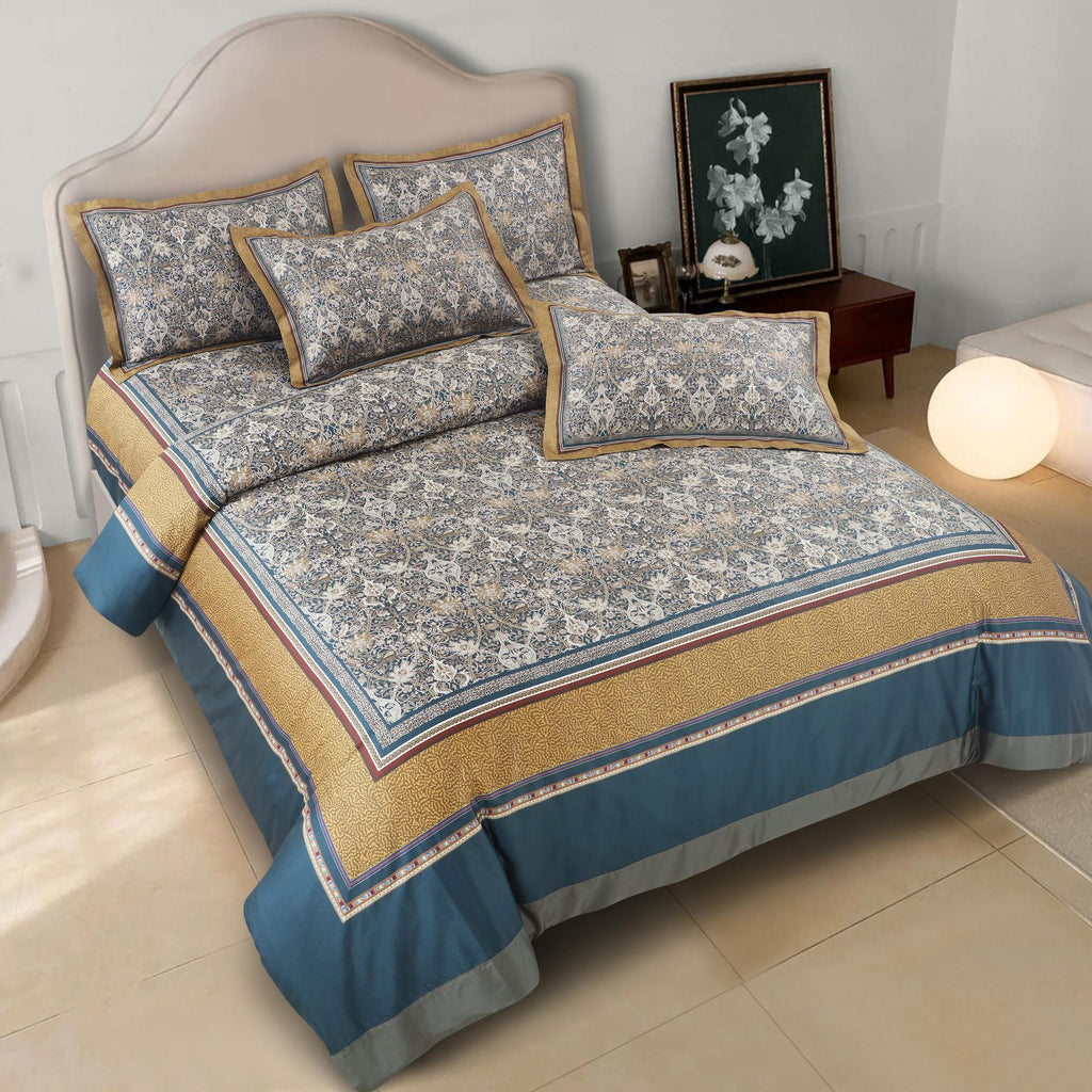 100% Cotton Bedsheet with 2pcs Pillow Cover 800 thread count CIAO-007
