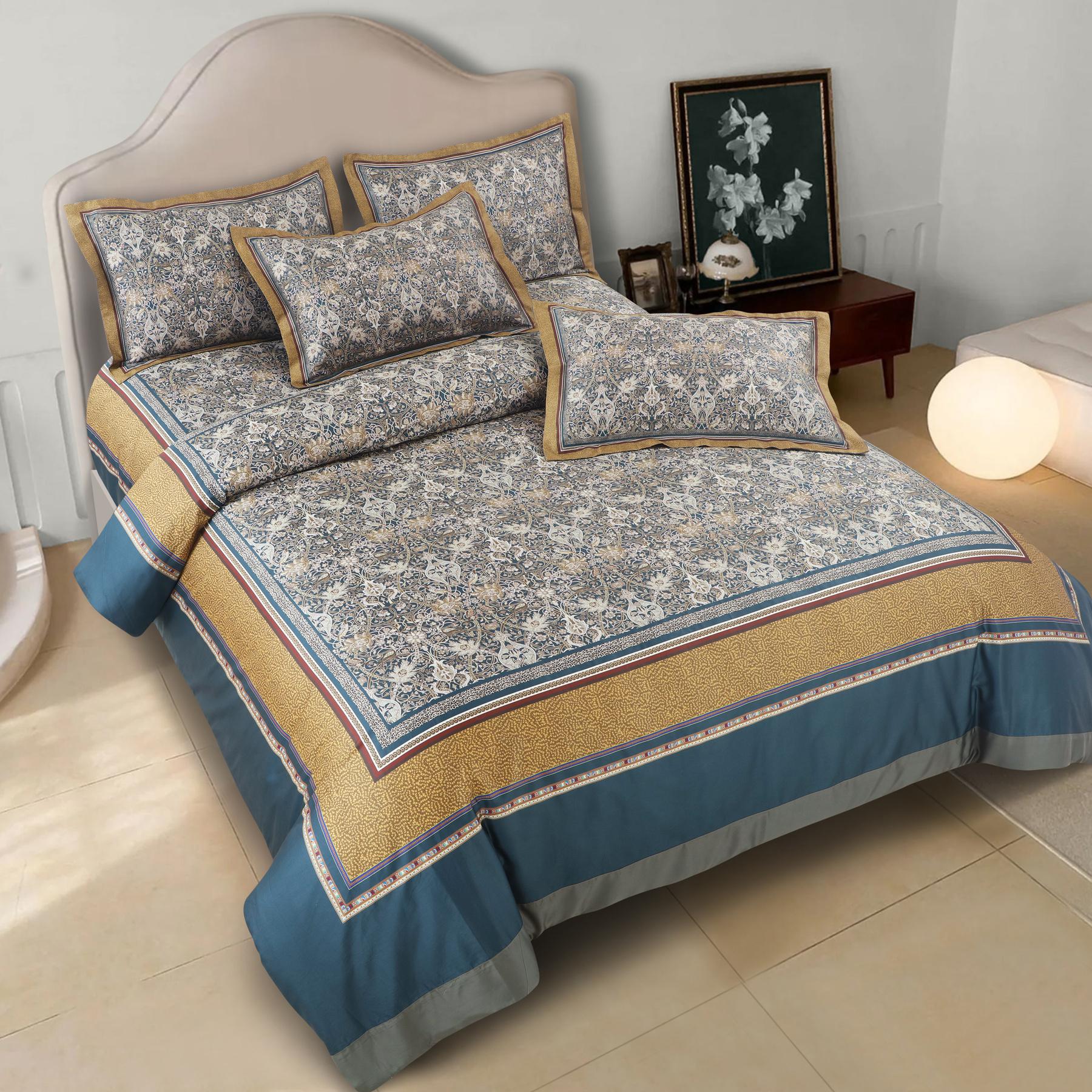 100% Cotton Bedsheet with 2pcs Pillow Cover 800 thread count CIAO-007