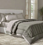 FURROW-Stone-Cinder- DOUBLE COMFORTER 300 GSM Sansaar A D'decor Brand