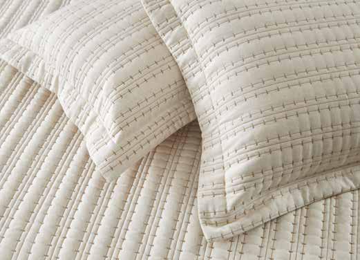 Anna Simona Dune Bedspread Viscose Linen Off White