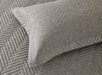 Anna Simona Citrus Bedspread Polyester Cotton Charcoal