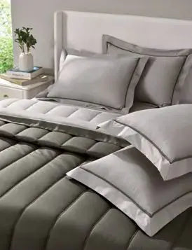FURROW-Stone-Cinder- DOUBLE COMFORTER 300 GSM Sansaar A D'decor Brand
