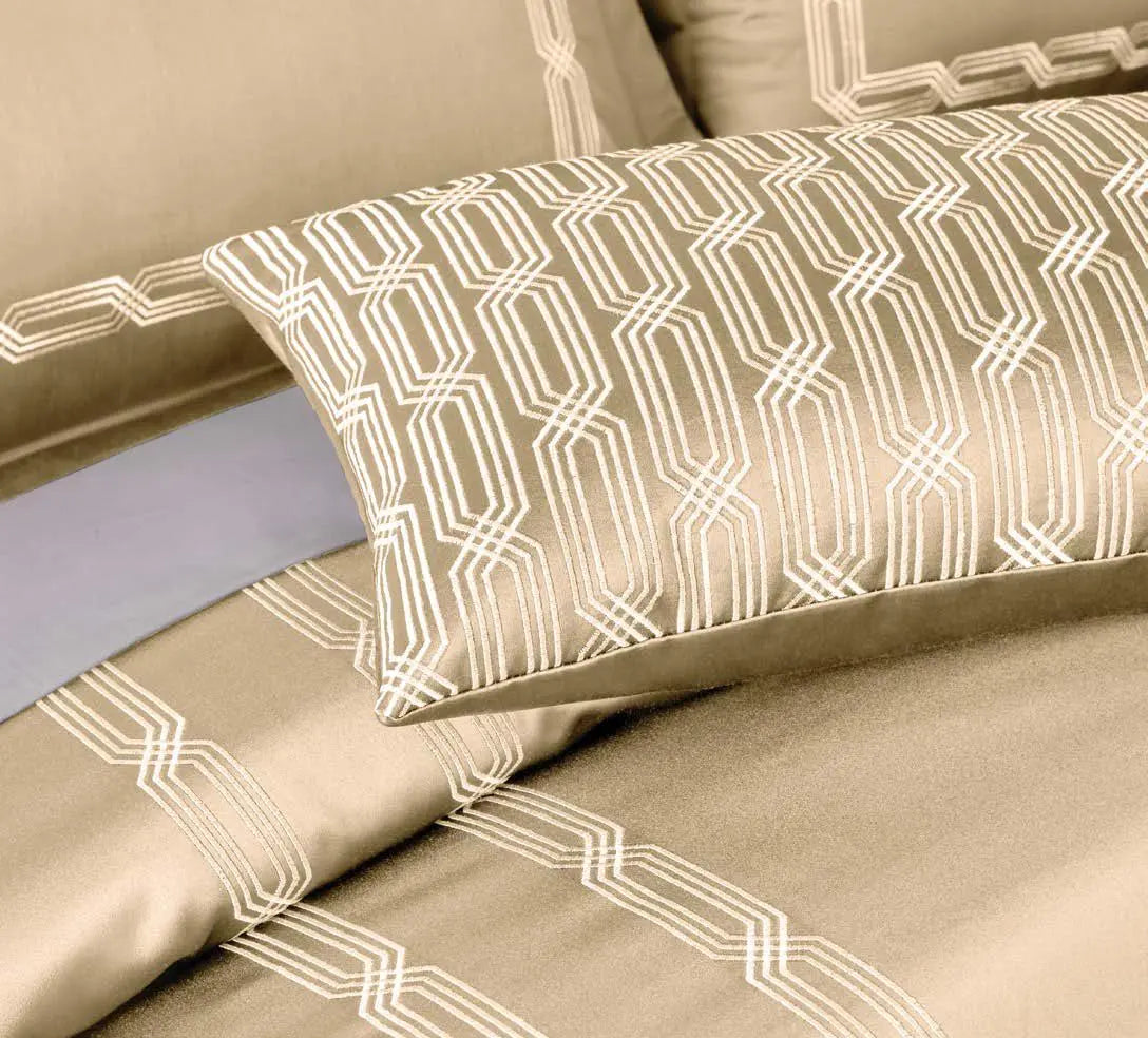 Ddecor Live Beautiful Luxor Collection Bedding Gift 7 pcsSet Estella Sand D'Decor