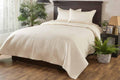 Anna Simona Opus Bedspread 400 TC Cotton Satin Sesame