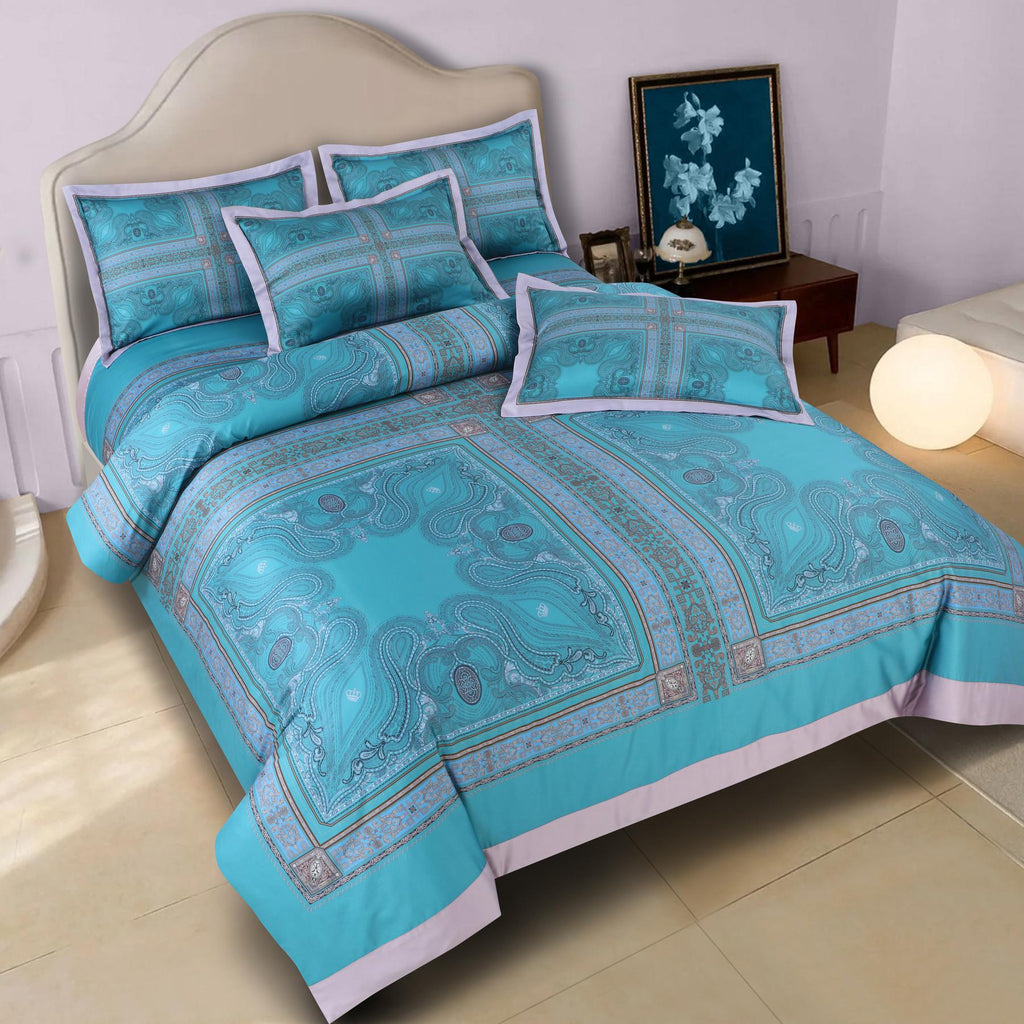 100% Cotton Bedsheet with 2pcs Pillow Cover 800 thread count CIAO-012