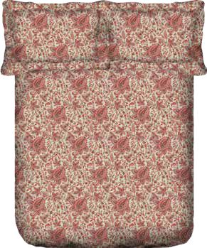Portico Folklore Printed Super King Size Double Bedsheet with 2pc Pillow Cover - grahsajja
