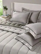 FURROW-Stone-Cinder- DOUBLE COMFORTER 300 GSM Sansaar A D'decor Brand