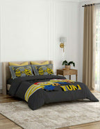 Portico New York Minion Bedtime Stories Printed Cotton Bedsheet | Kids Collection AW2026