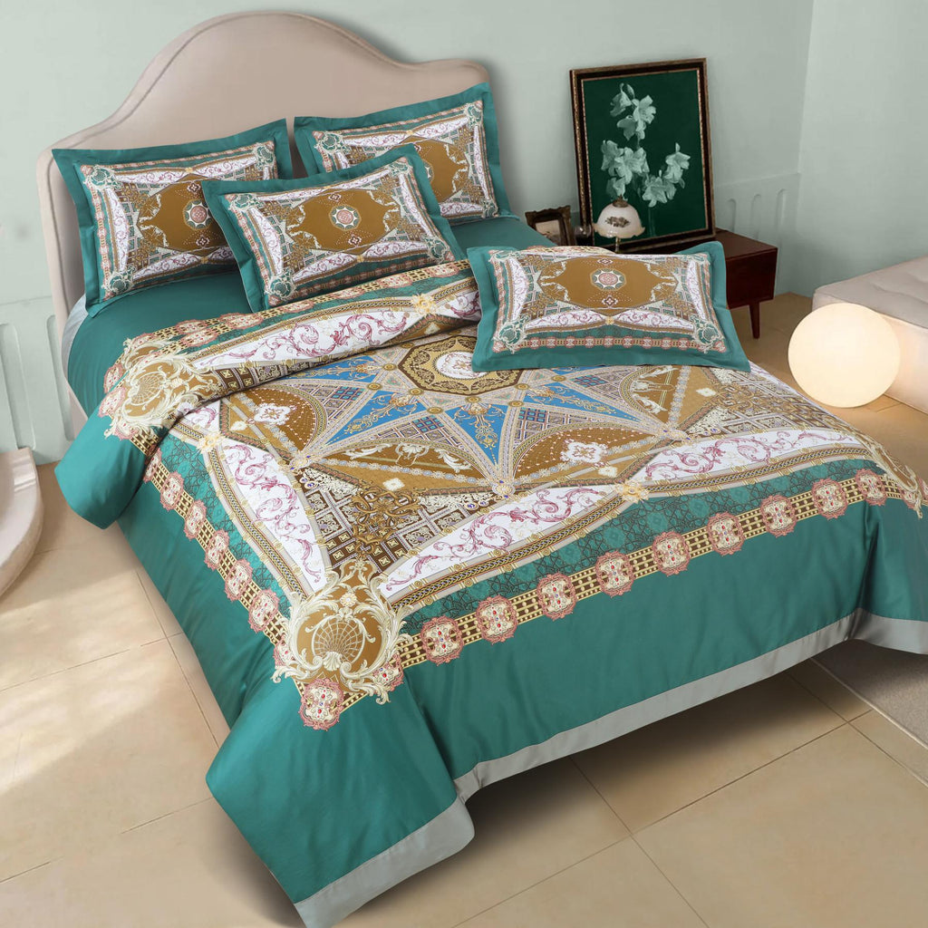 100% Cotton Bedsheet with 2pcs Pillow Cover 800 thread count CIAO-016