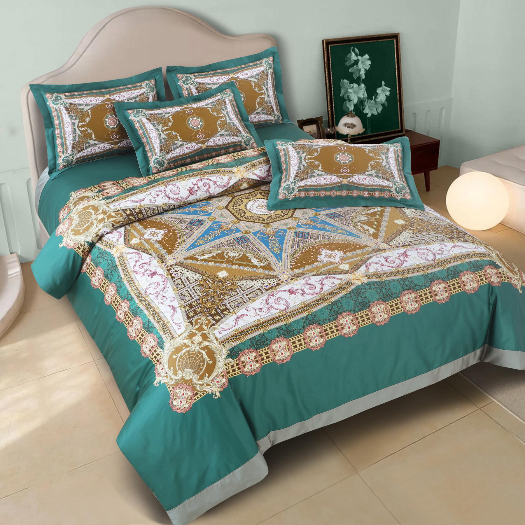 100% Cotton Bedsheet with 2pcs Pillow Cover 800 thread count CIAO-016