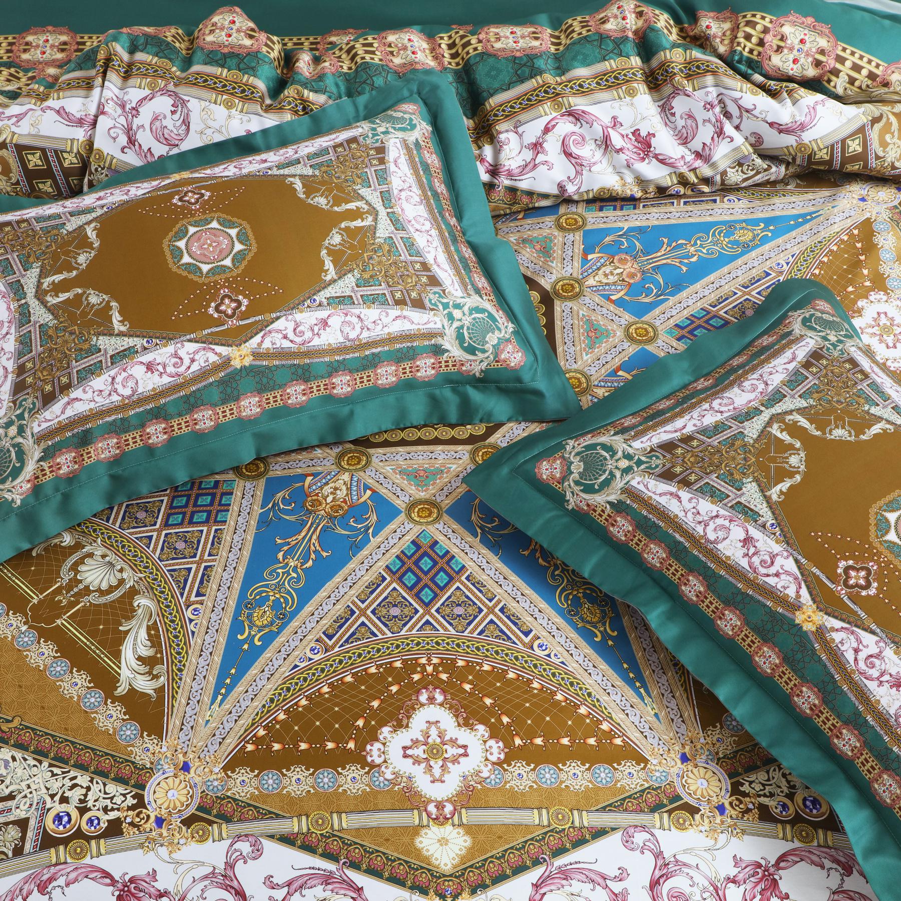 100% Cotton Bedsheet with 2pcs Pillow Cover 800 thread count CIAO-016