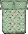 Portico Magnum King Size Cotton Bedsheet Elegant Striped Pattern 274x274cm 2023-24