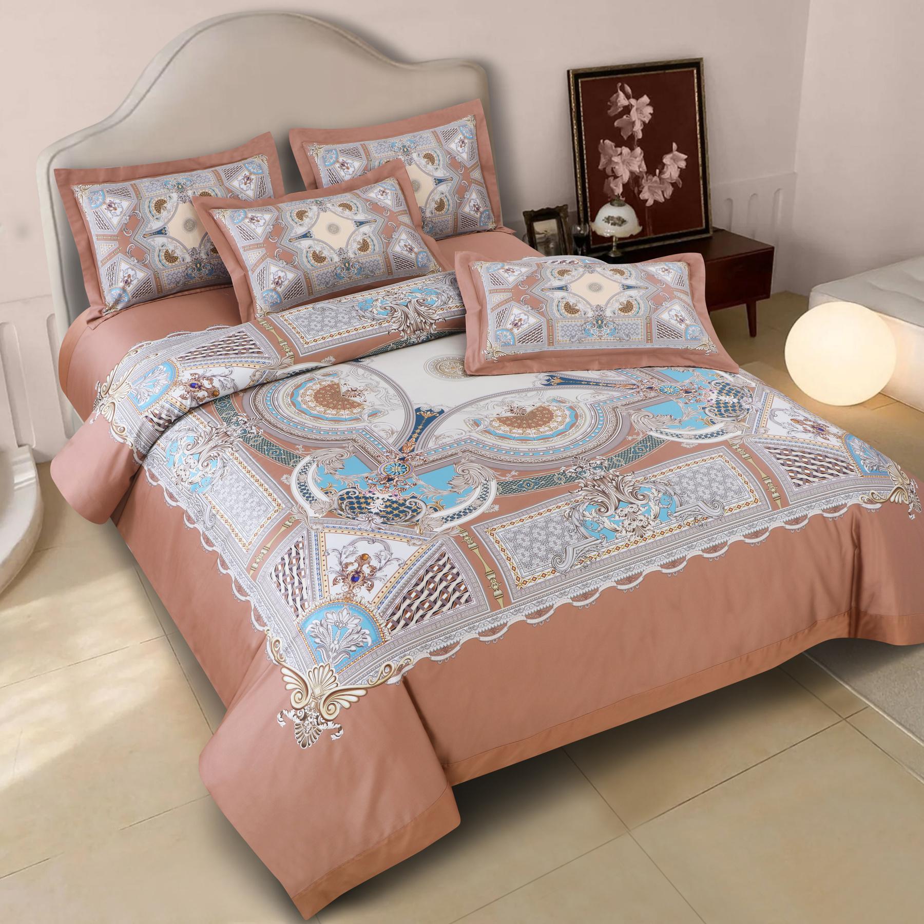 100% Cotton Bedsheet with 2pcs Pillow Cover 800 thread count CIAO-017