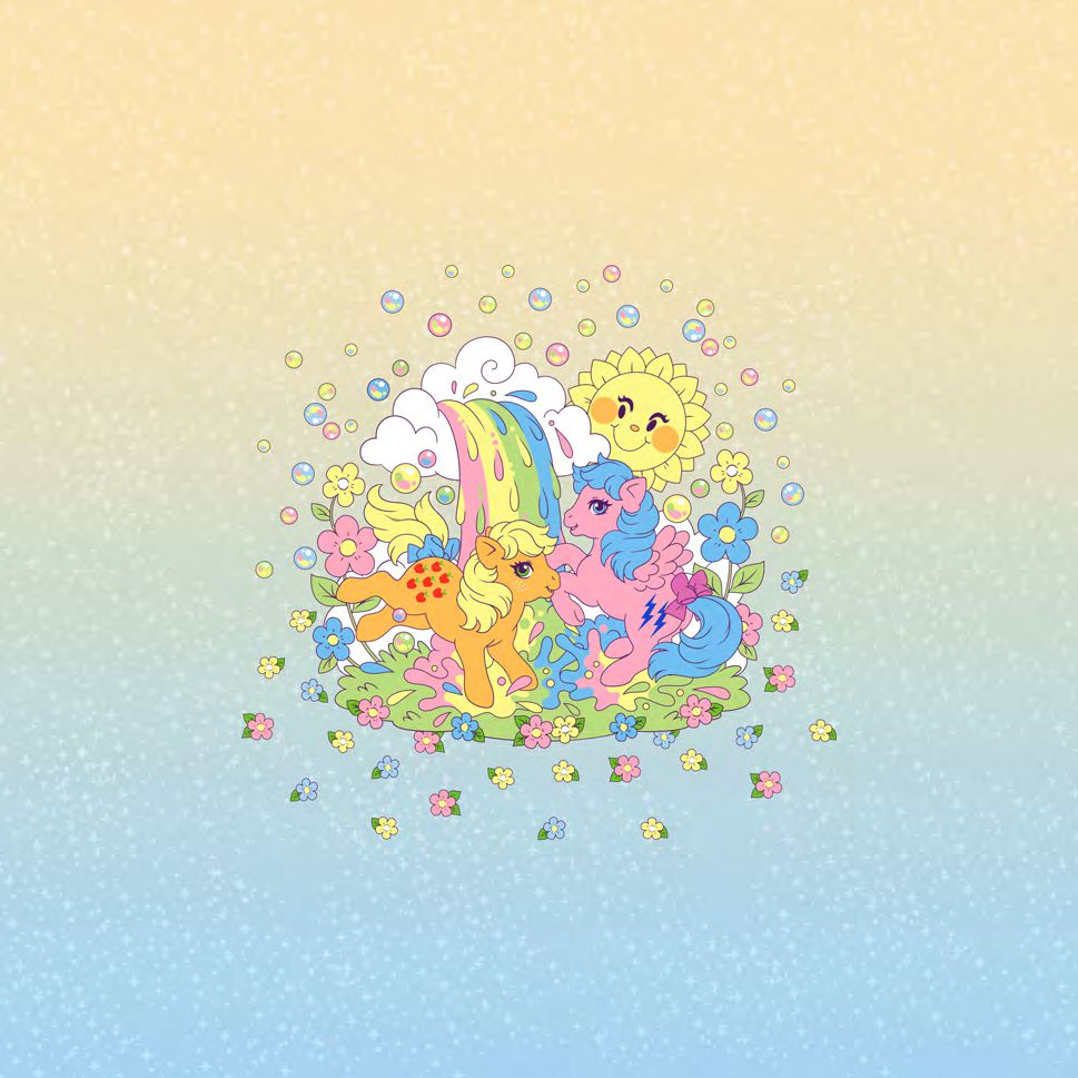 Portico New York My Little Pony Bedtime Stories Printed Cotton Bedsheet | Kids Collection AW2026