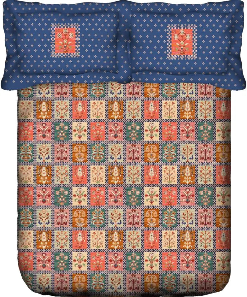 Portico New York Magnum Collection King size Bedsheet with 2pc Pillow Cover - grahsajja