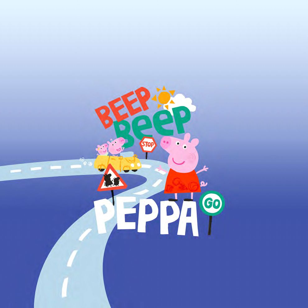 Portico New York Peppa Pig Bedtime Stories Printed Cotton Bedsheet | Kids Collection AW2026