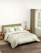 Portico New York BOSCAGE Collection 100% Cotton Health Pro Printed Super King Bedsheet with 2 Pillow Covers | AW2026