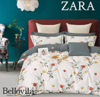 Zara Bedsheet Trance Home Linen Pure 100% Cotton 400TC Plain King Size Bedsheet with 2 Pillow Covers (250 x 270 cm ) - grahsajja