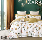 Zara Bedsheet Trance Home Linen Pure 100% Cotton 400TC Plain King Size Bedsheet with 2 Pillow Covers (250 x 270 cm ) - grahsajja