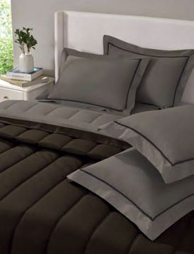 FURROW-Caviar-Charcoal Ash- DOUBLE COMFORTER 300 GSM