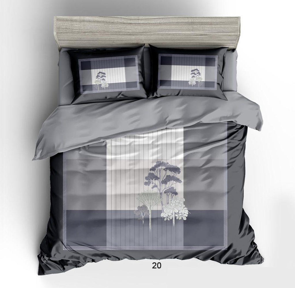 Empress Scarlet Bedsheet Set | 350TC King Size | 3-Piece SRL-4