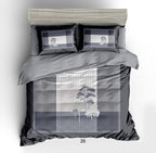 Empress Scarlet Bedsheet Set | 350TC King Size | 3-Piece SRL-4