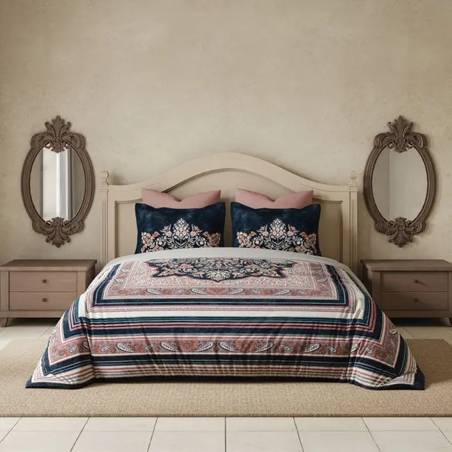 Ddecor Live Beautiful Virasat Collection ZAIN Midnight navy D'Decor