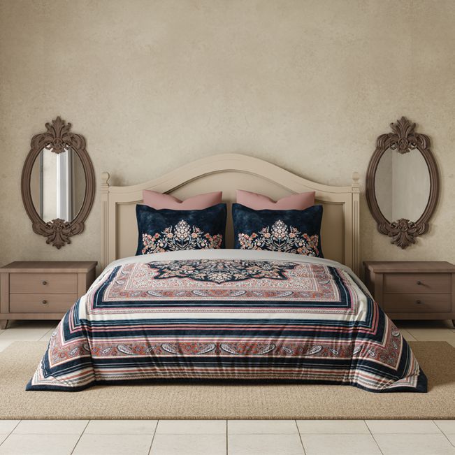 Ddecor Live Beautiful Virasat Collection ZAIN Midnight navy