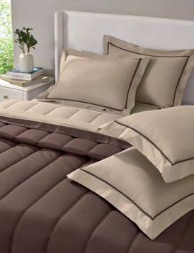 FURROW-sand-Pine Cone- DOUBLE COMFORTER 300 GSM