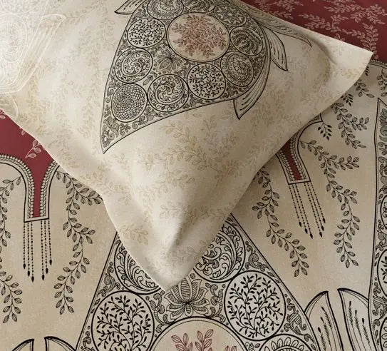 Ddecor Live Beautiful Virasat Collection GLORY MARSALA D'Decor