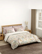 Portico New York BOSCAGE Collection 100% Cotton Health Pro Printed Super King Bedsheet with 2 Pillow Covers | AW2026