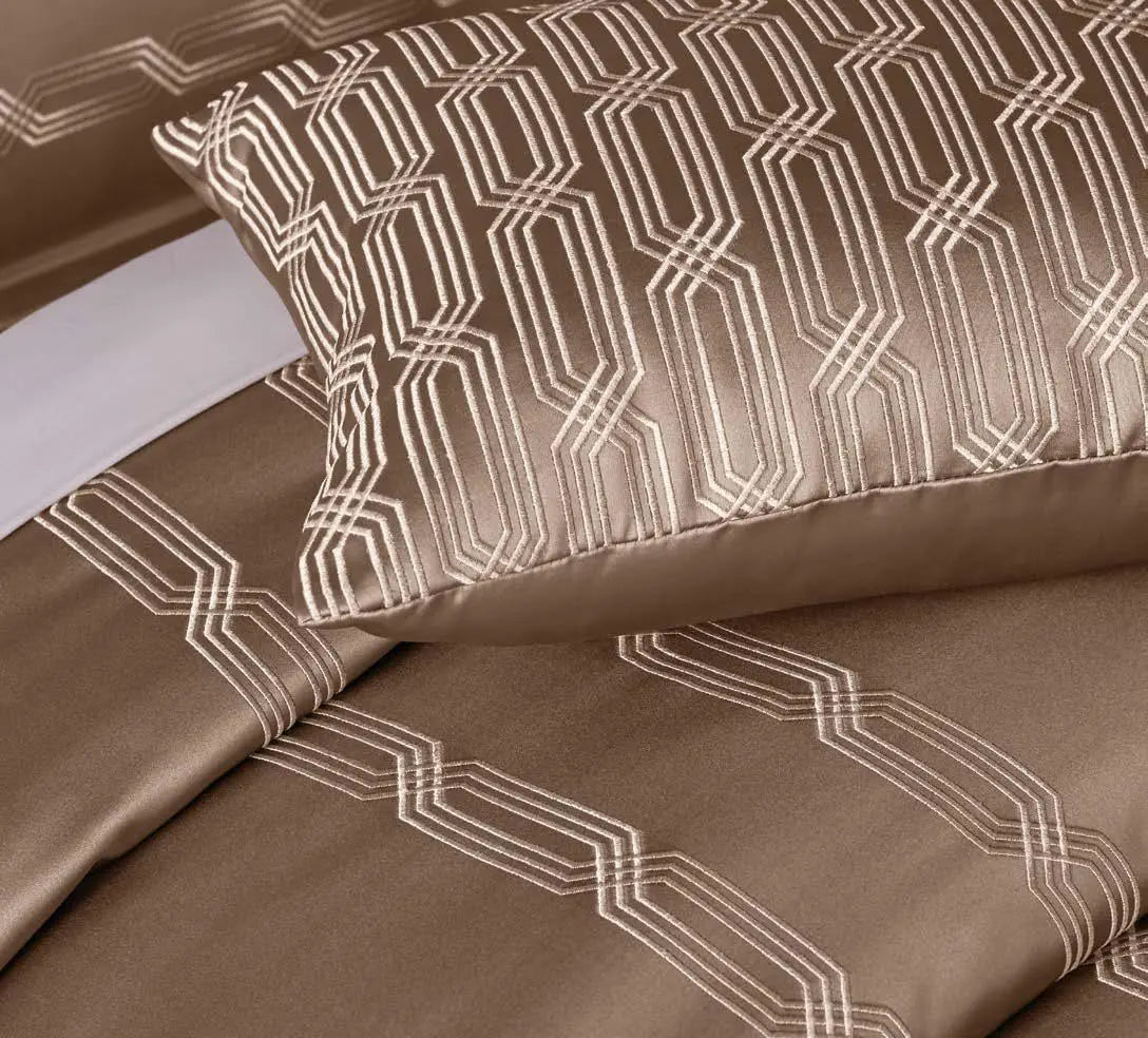 Ddecor Live Beautiful Luxor Collection Bedding Gift 7 pcsSet Estella Mushroom D'Decor