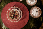 Round Zebra Table Mat stylish dining table mats - grahsajja
