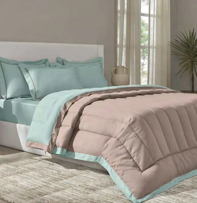 FURROW-Surf Spray-Mushroom- DOUBLE COMFORTER 300 GSM Sansaar A D'decor Brand