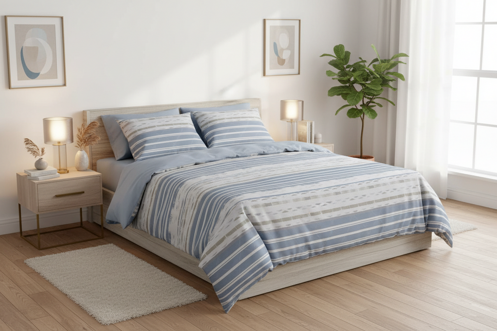 Empress Scarlet Bedsheet Set | 350TC King Size | 3-Piece SRL-15