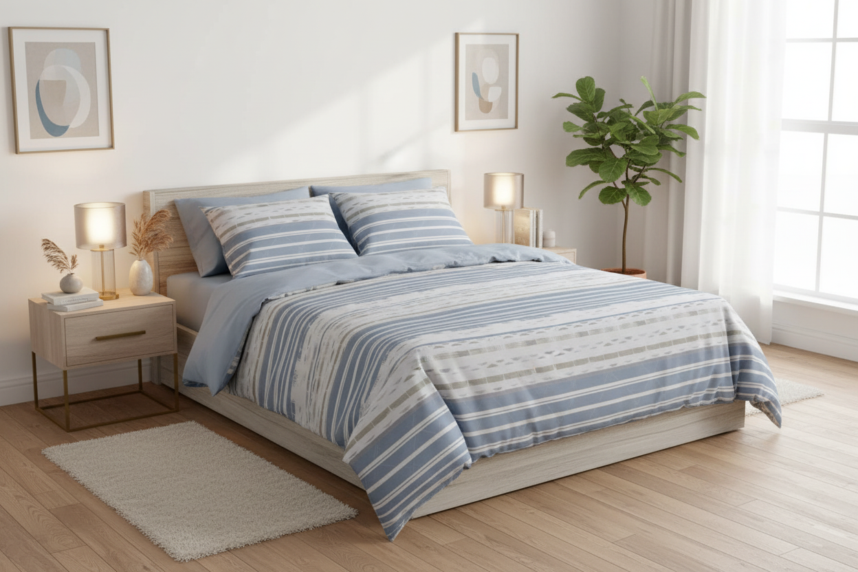 Empress Scarlet Bedsheet Set | 350TC King Size | 3-Piece SRL-15