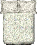Portico New York Cadence 250 TC 100% Cotton Health Pro Printed Super King Bedsheet with 2 Pillow Cover - grahsajja